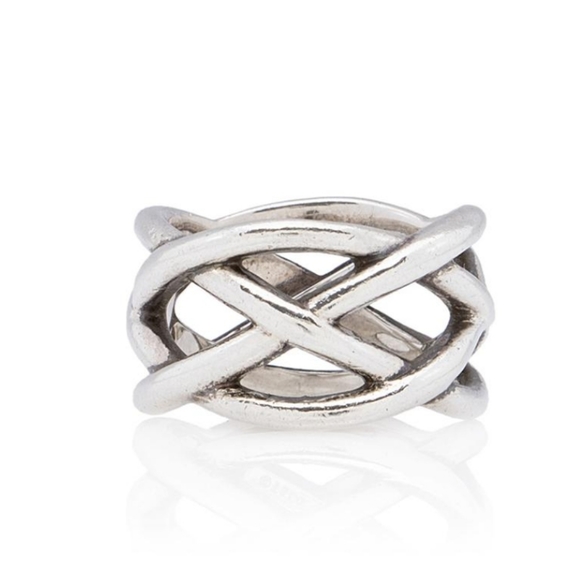 Tiffany's criss cross ring - Picture 2 of 5